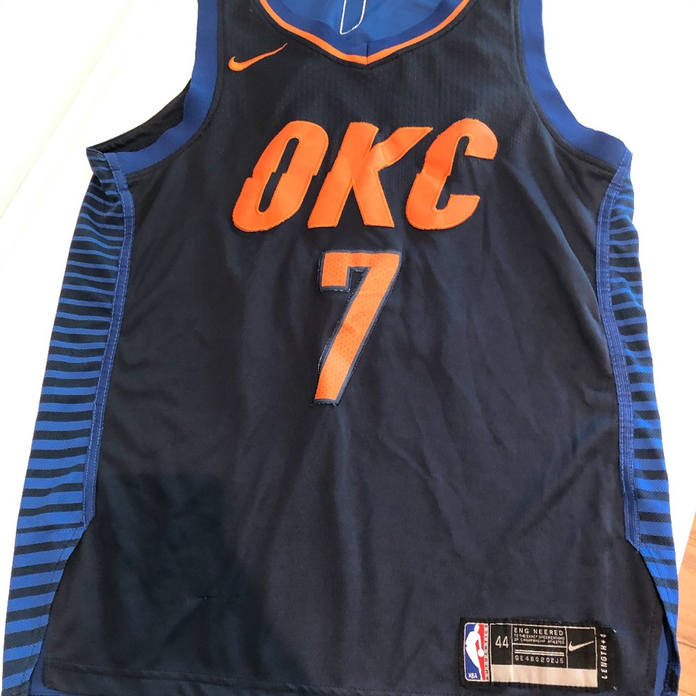 Oklahoma Thunder OKC NBA Nike Anthony 7 jersey